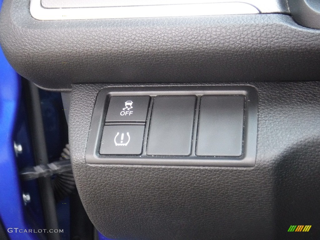 2017 Civic LX-P Coupe - Aegean Blue Metallic / Black/Gray photo #16