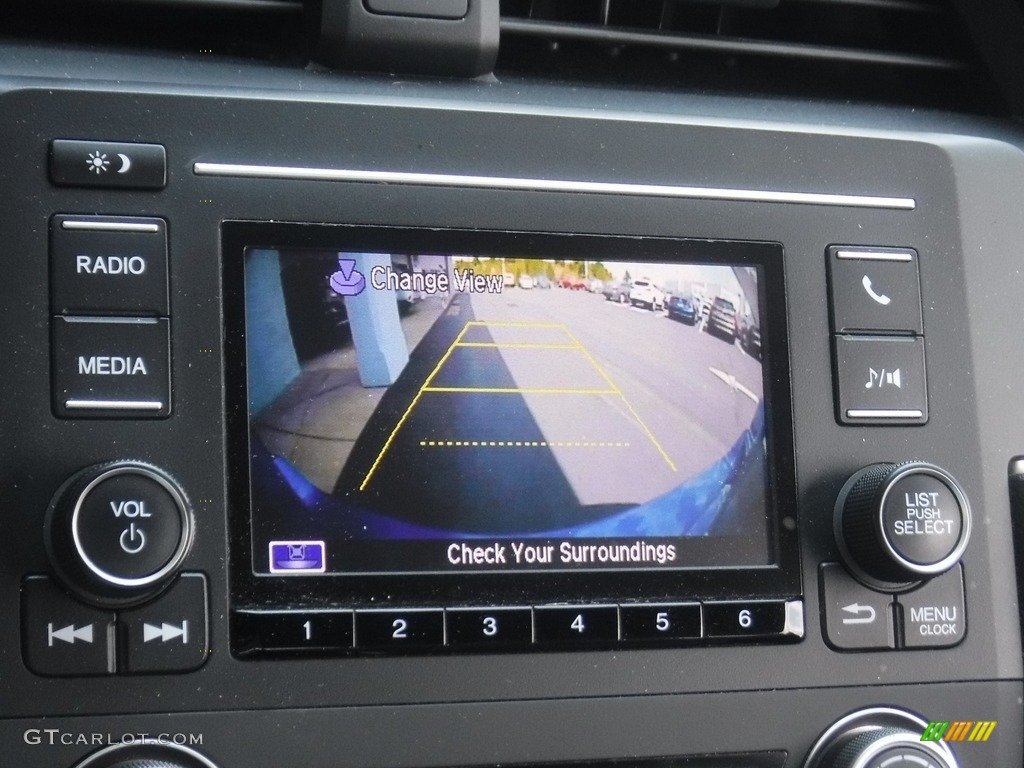 2017 Civic LX-P Coupe - Aegean Blue Metallic / Black/Gray photo #18