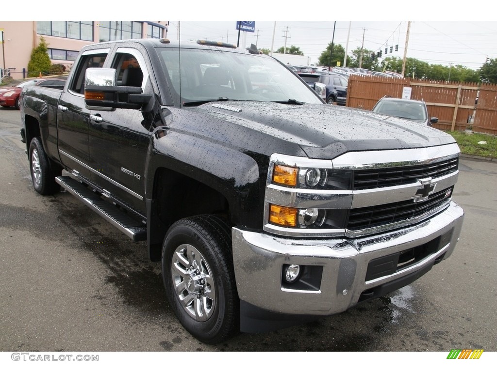 Black 2016 Chevrolet Silverado 2500HD LTZ Crew Cab 4x4 Exterior Photo #138842372