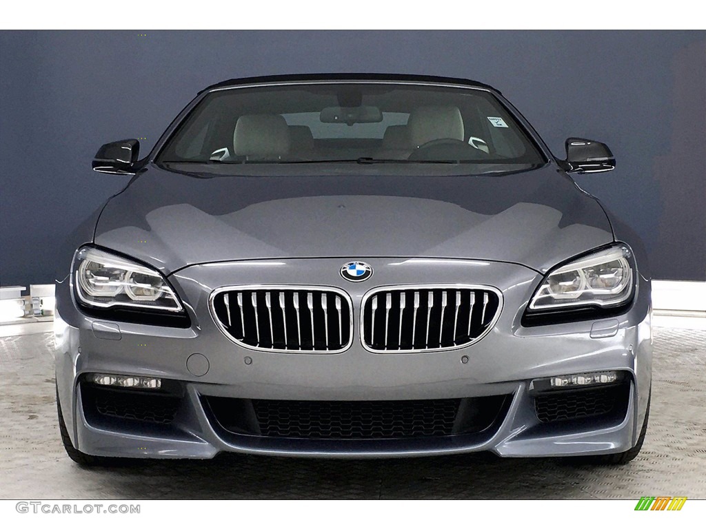 Space Gray Metallic 2017 BMW 6 Series 640i Convertible Exterior Photo #138843095