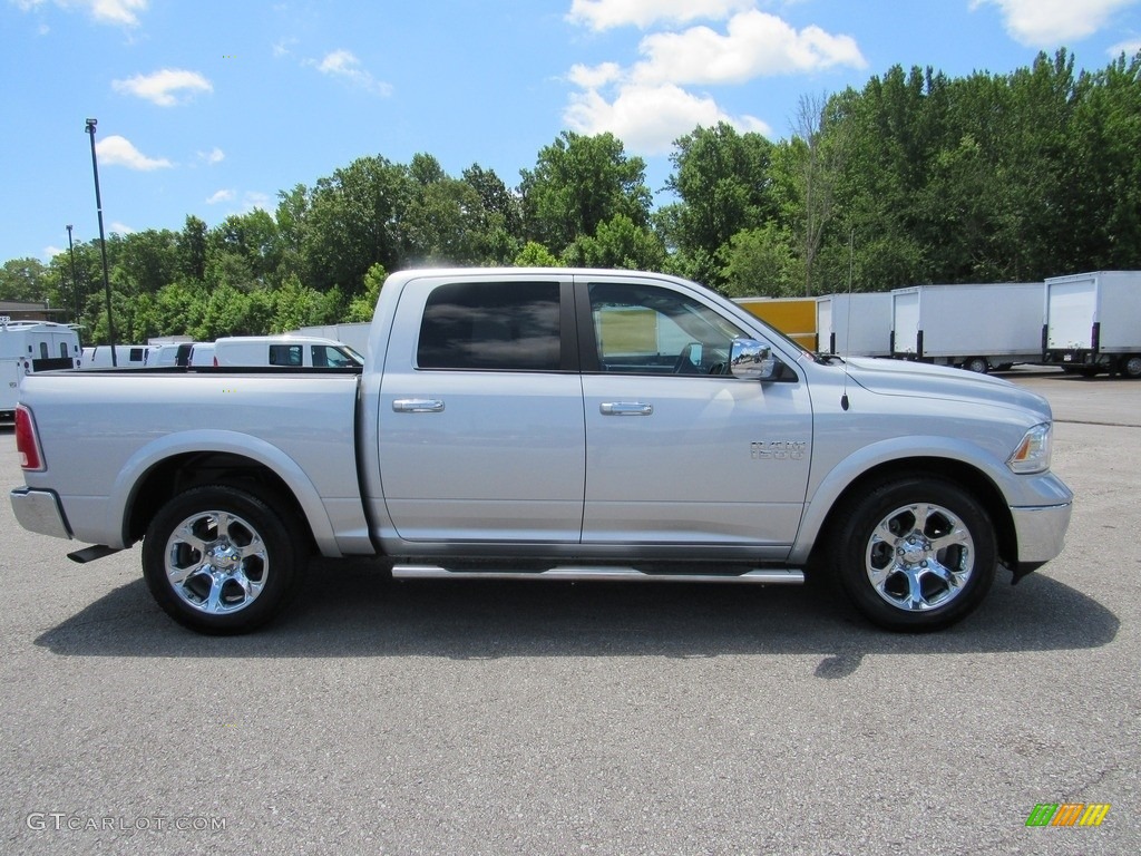 Bright Silver Metallic 2017 Ram 1500 Laramie Crew Cab 4x4 Exterior Photo #138843458