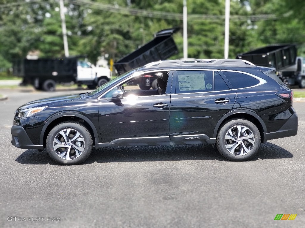 Crystal Black Silica 2020 Subaru Outback Touring XT Exterior Photo #138843704
