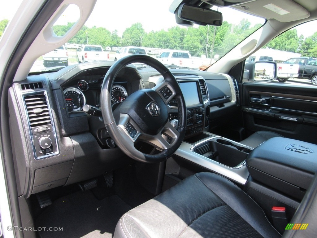 2017 1500 Laramie Crew Cab 4x4 - Bright Silver Metallic / Black photo #14