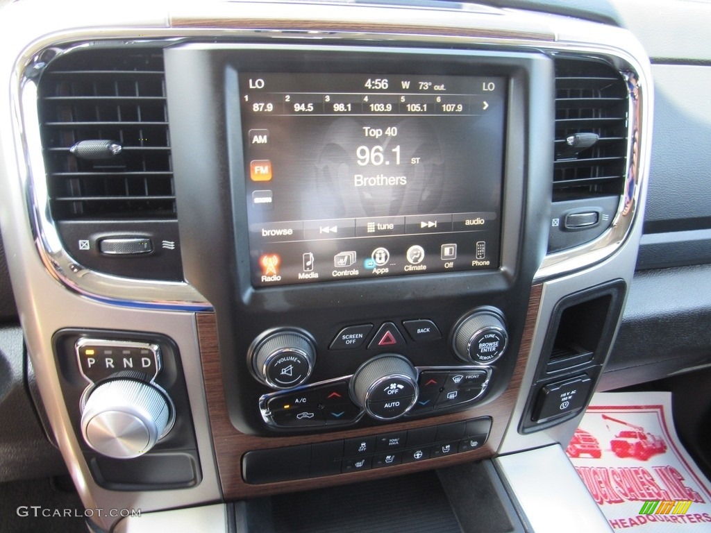 2017 1500 Laramie Crew Cab 4x4 - Bright Silver Metallic / Black photo #22