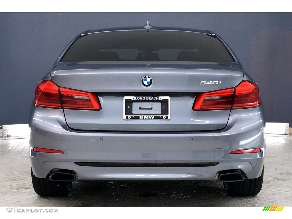 2017 5 Series 540i Sedan - Bluestone Metallic / Black photo #3