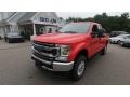 2020 Race Red Ford F350 Super Duty XL SuperCab 4x4  photo #3