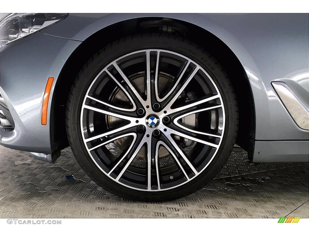 2017 5 Series 540i Sedan - Bluestone Metallic / Black photo #8