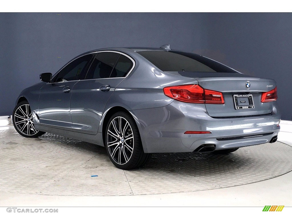 2017 5 Series 540i Sedan - Bluestone Metallic / Black photo #10