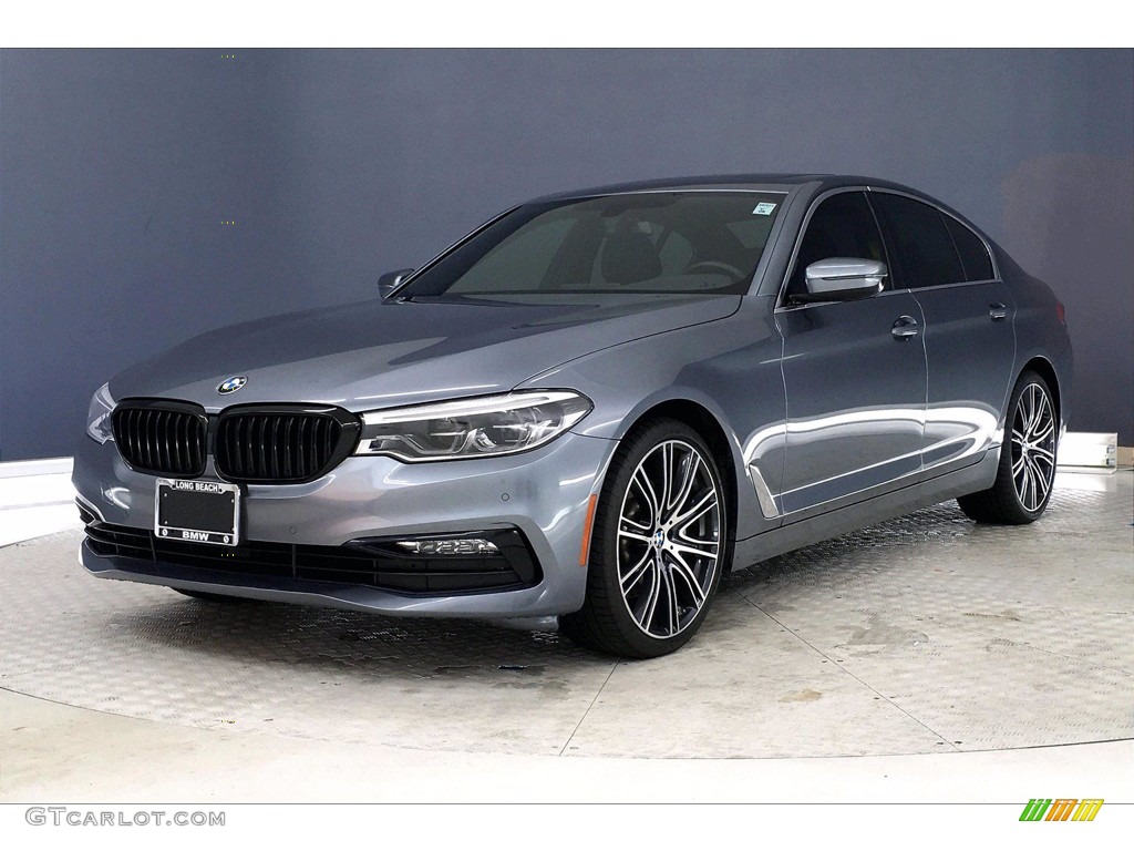 2017 5 Series 540i Sedan - Bluestone Metallic / Black photo #12
