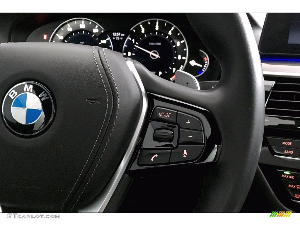 2017 5 Series 540i Sedan - Bluestone Metallic / Black photo #19