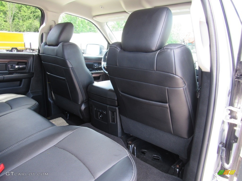 2017 Ram 1500 Laramie Crew Cab 4x4 Rear Seat Photo #138844544