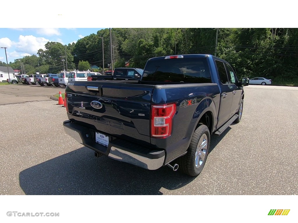 2020 F150 XLT SuperCrew 4x4 - Blue Jeans / Medium Light Camel photo #7