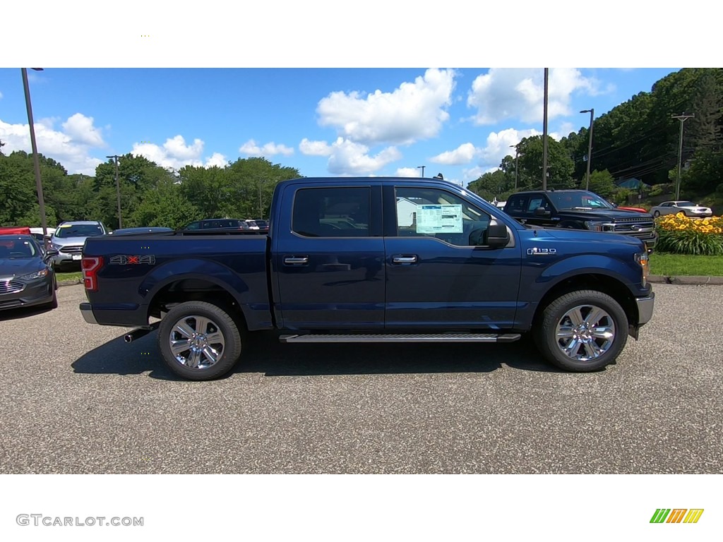 2020 F150 XLT SuperCrew 4x4 - Blue Jeans / Medium Light Camel photo #8