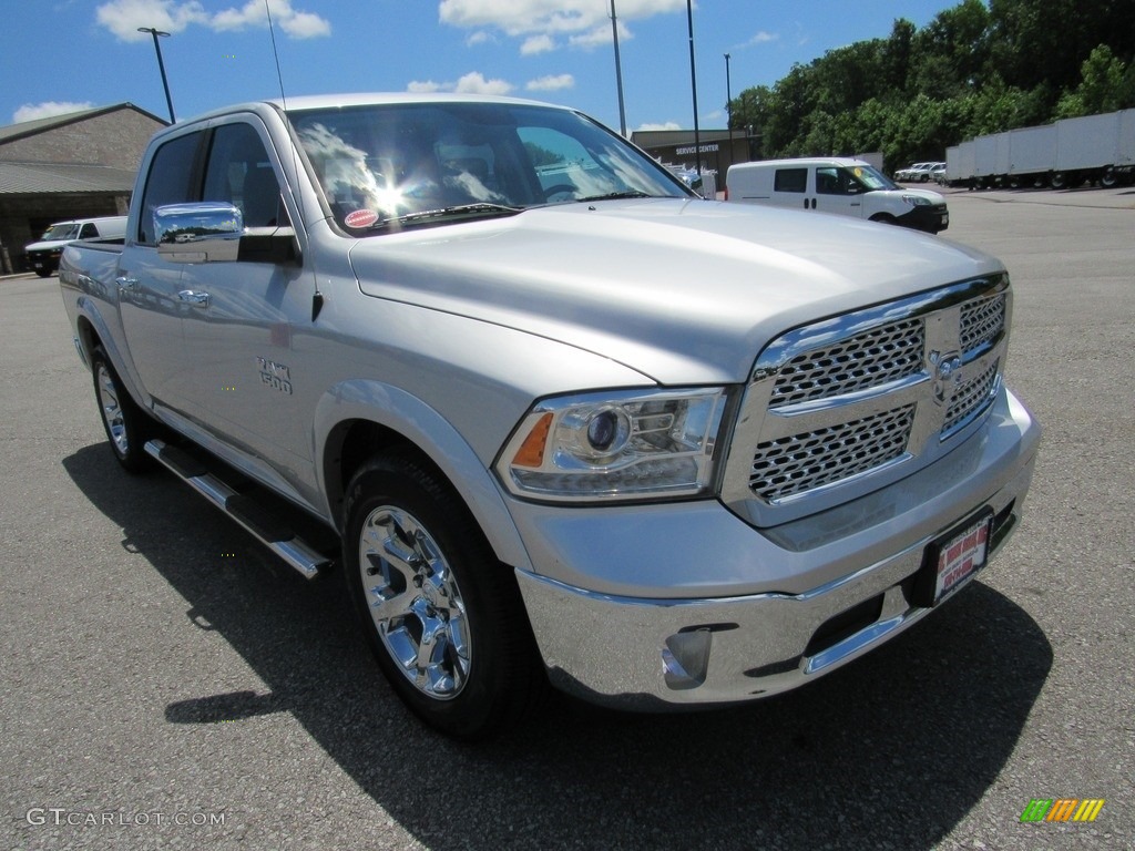 Bright Silver Metallic 2017 Ram 1500 Laramie Crew Cab 4x4 Exterior Photo #138845054