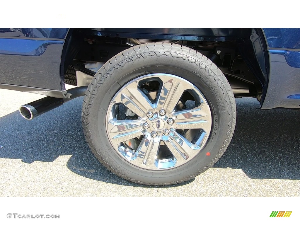 2020 F150 XLT SuperCrew 4x4 - Blue Jeans / Medium Light Camel photo #21