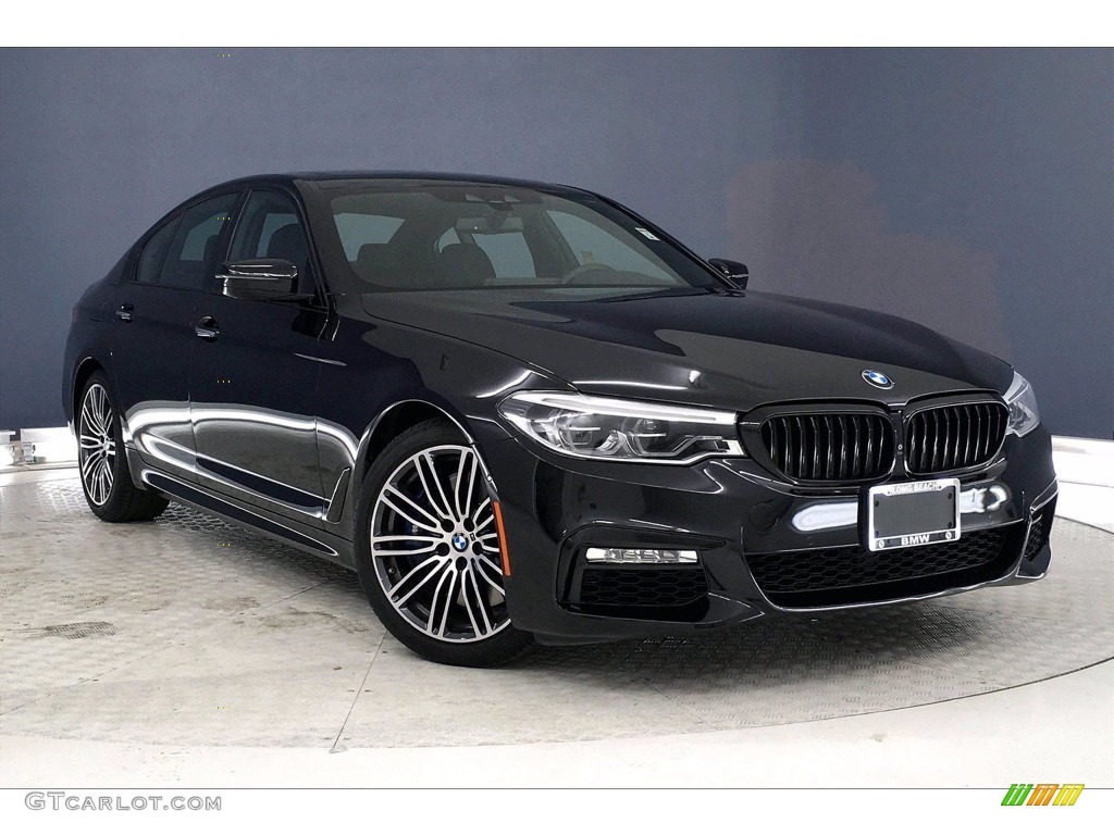 2017 5 Series 540i Sedan - Black Sapphire Metallic / Black photo #37