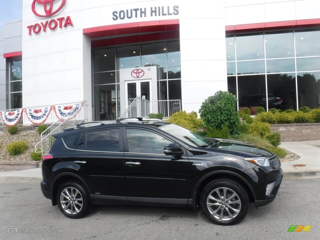 2018 RAV4 Limited AWD Hybrid - Black / Cinnamon photo #2