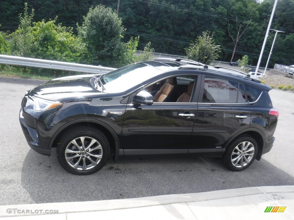 2018 RAV4 Limited AWD Hybrid - Black / Cinnamon photo #13