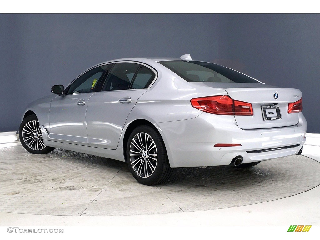 2017 5 Series 530i Sedan - Glacier Silver Metallic / Black photo #10