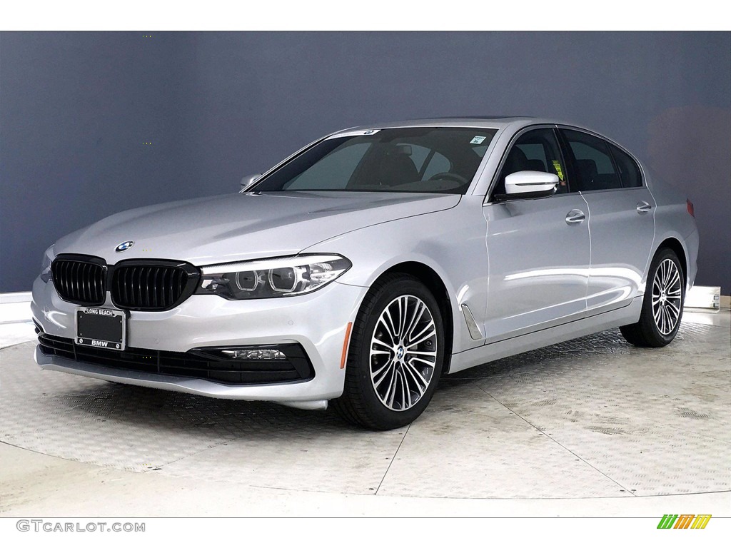 2017 5 Series 530i Sedan - Glacier Silver Metallic / Black photo #12