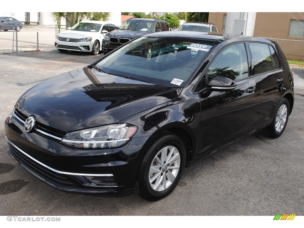 Deep Black Pearl 2019 Volkswagen Golf S Exterior Photo #138848240