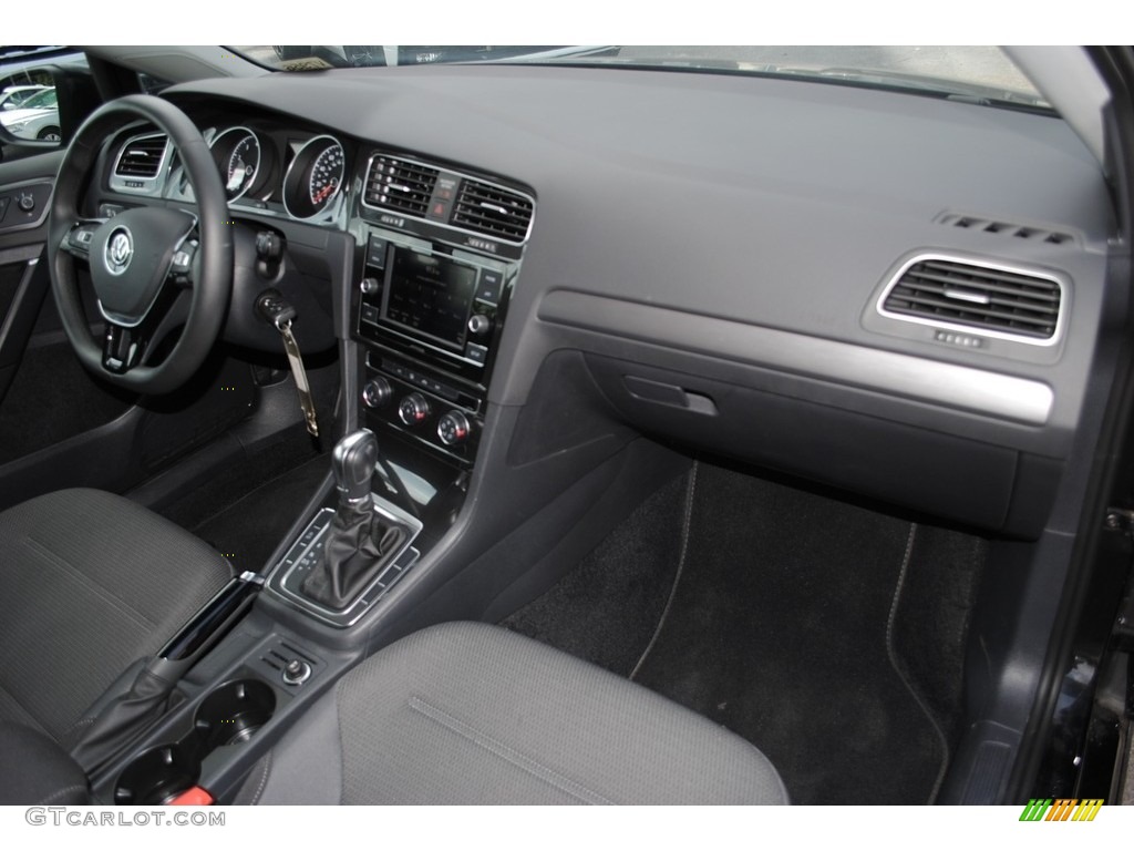 2019 Volkswagen Golf S Titan Black Dashboard Photo #138848519