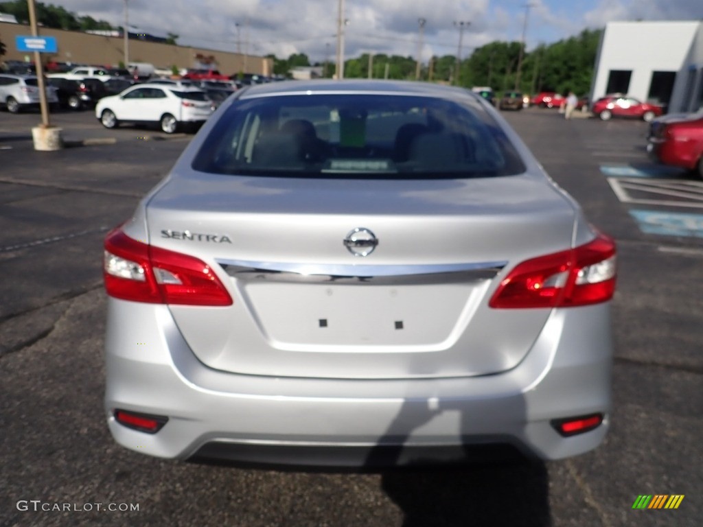 2016 Sentra S - Brilliant Silver / Charcoal photo #6