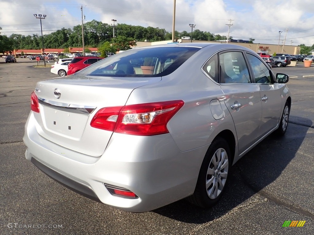2016 Sentra S - Brilliant Silver / Charcoal photo #7