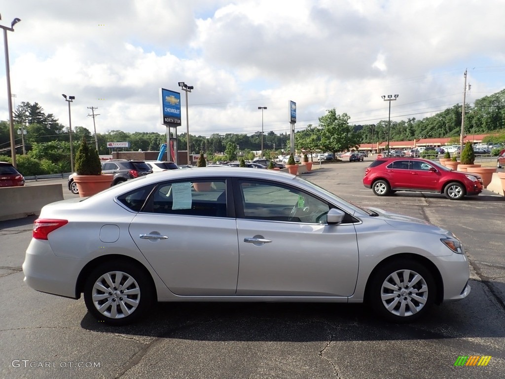 2016 Sentra S - Brilliant Silver / Charcoal photo #9