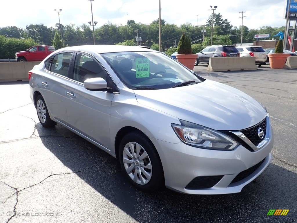2016 Sentra S - Brilliant Silver / Charcoal photo #10