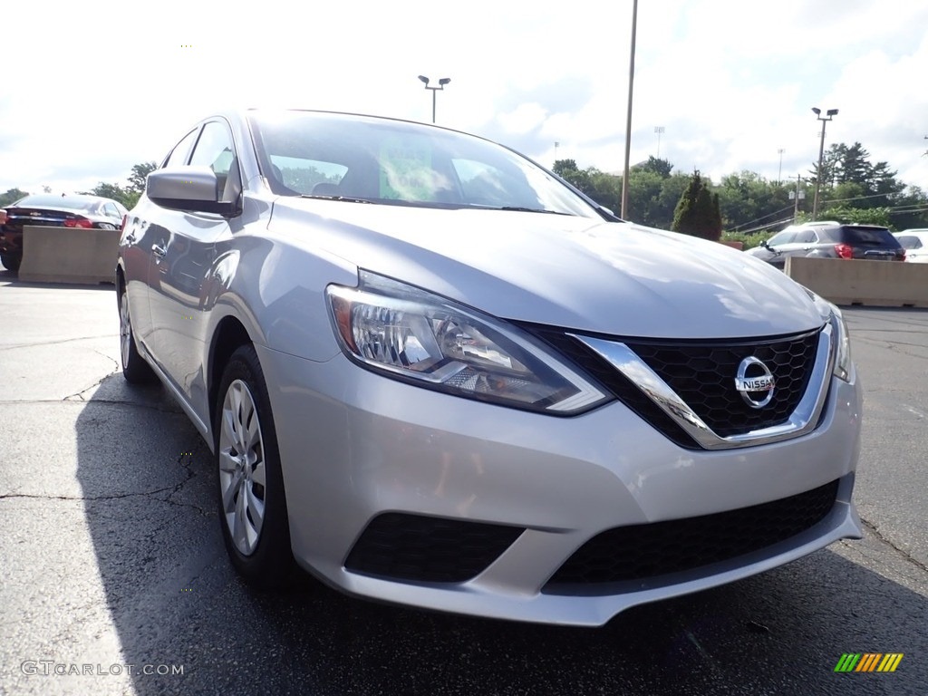 2016 Sentra S - Brilliant Silver / Charcoal photo #11