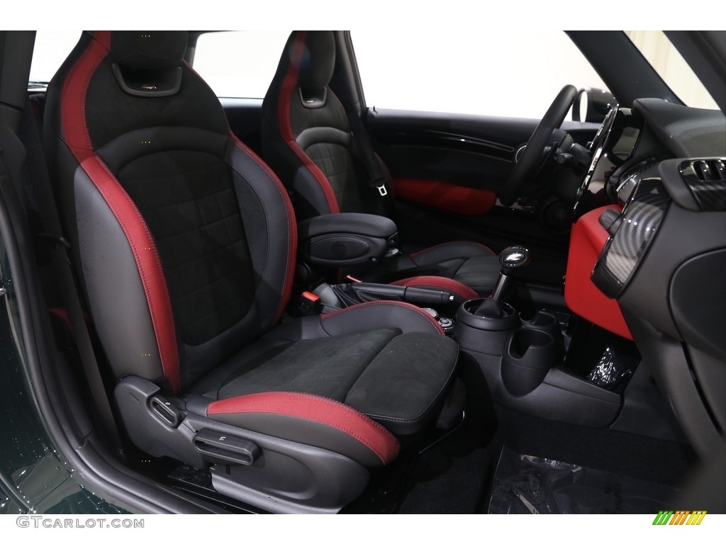 Carbon Black Dinamica/Leather Interior 2019 Mini Hardtop John Cooper Works 2 Door Photo #138848934