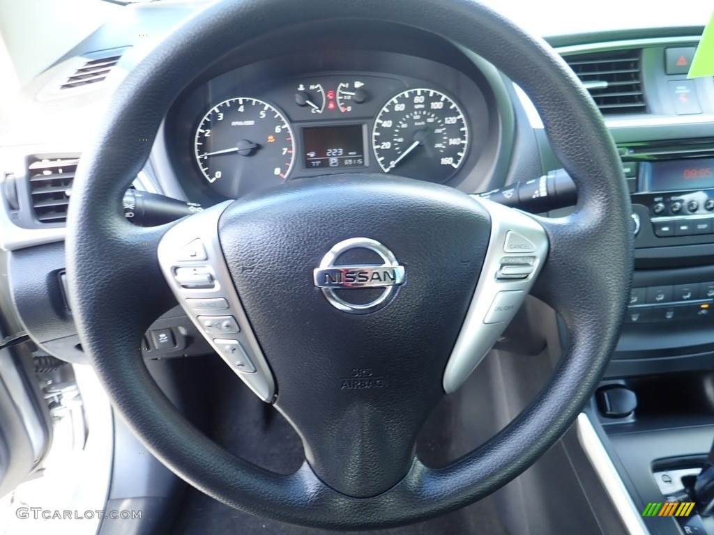 2016 Sentra S - Brilliant Silver / Charcoal photo #26