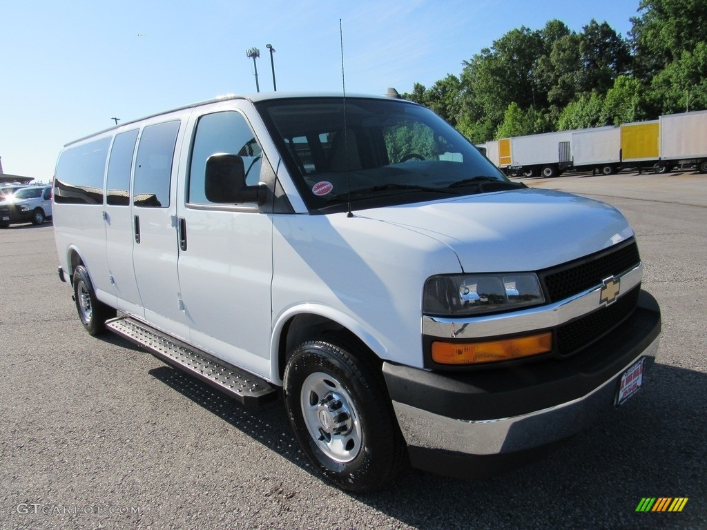 2017 Express 3500 Passenger LT - Summit White / Neutral photo #44