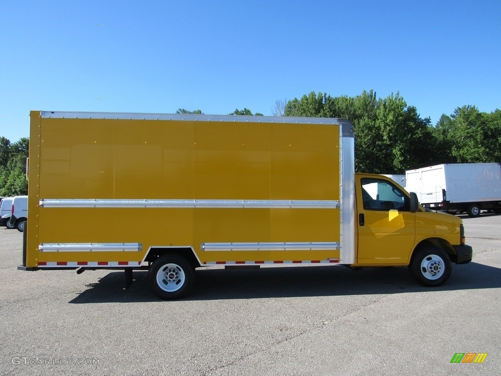 2016 Savana Cutaway 3500 Commercial Moving Truck - Yellow / Pewter photo #5