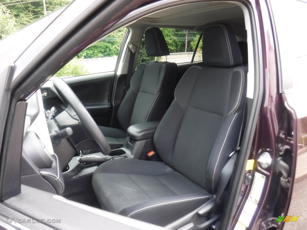 2017 RAV4 XLE AWD - Black Current Metallic / Black photo #18