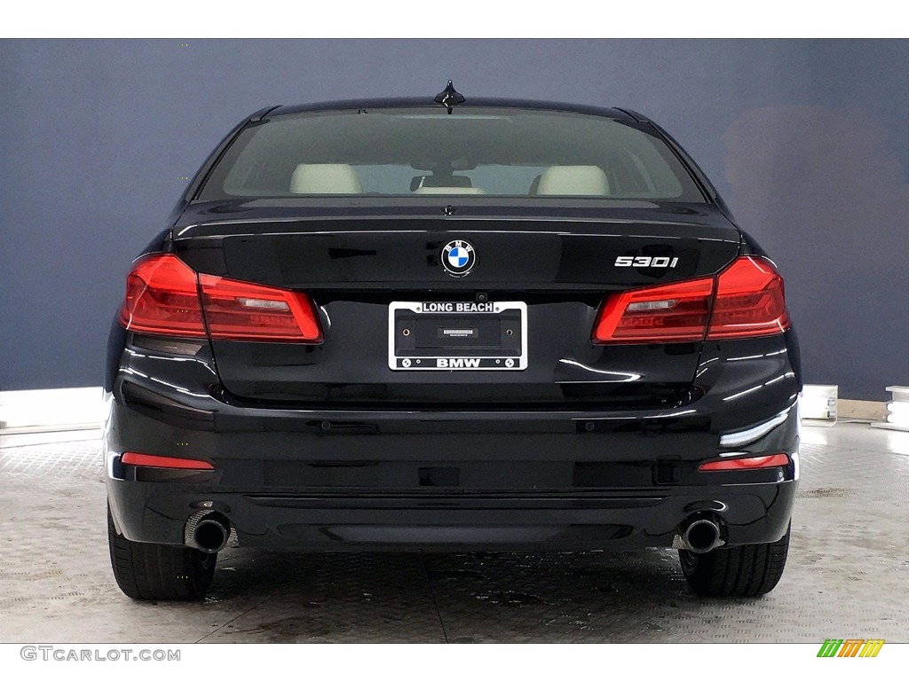 2017 5 Series 530i Sedan - Jet Black / Canberra Beige photo #3