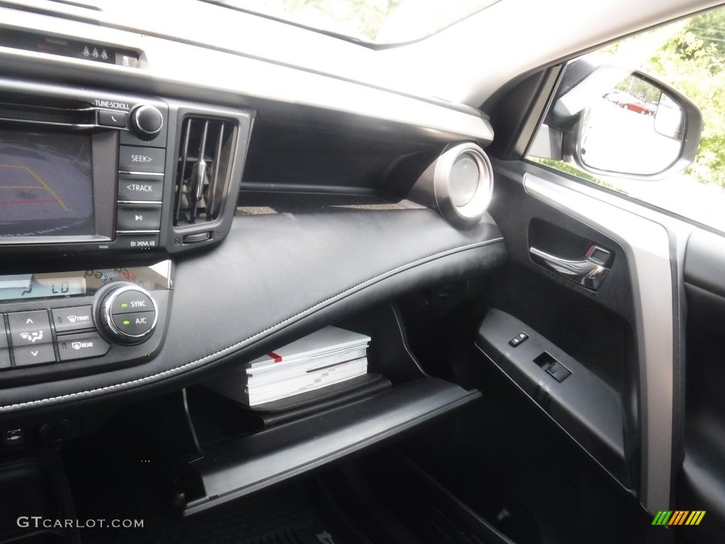 2017 RAV4 XLE AWD - Black Current Metallic / Black photo #24