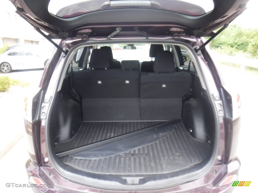2017 RAV4 XLE AWD - Black Current Metallic / Black photo #26