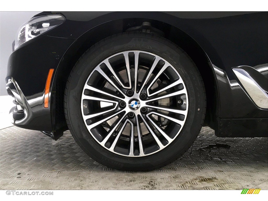 2017 5 Series 530i Sedan - Jet Black / Canberra Beige photo #8