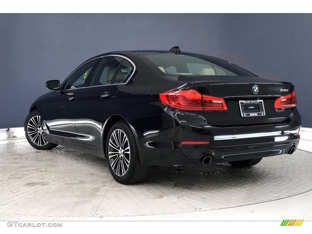 2017 5 Series 530i Sedan - Jet Black / Canberra Beige photo #10