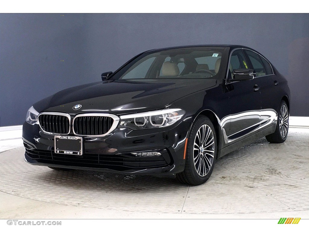 2017 5 Series 530i Sedan - Jet Black / Canberra Beige photo #12
