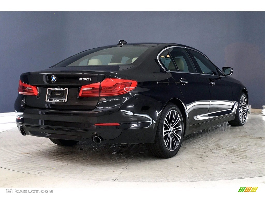 2017 5 Series 530i Sedan - Jet Black / Canberra Beige photo #13