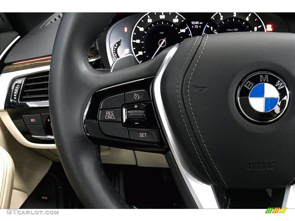 2017 5 Series 530i Sedan - Jet Black / Canberra Beige photo #18