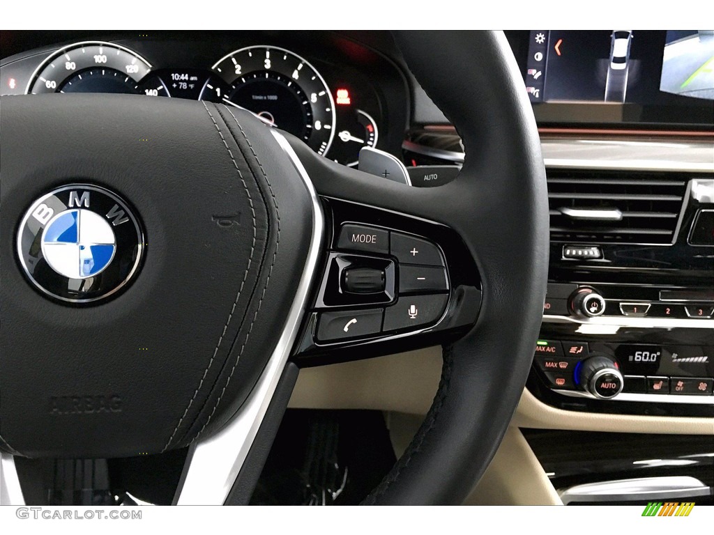 2017 5 Series 530i Sedan - Jet Black / Canberra Beige photo #19