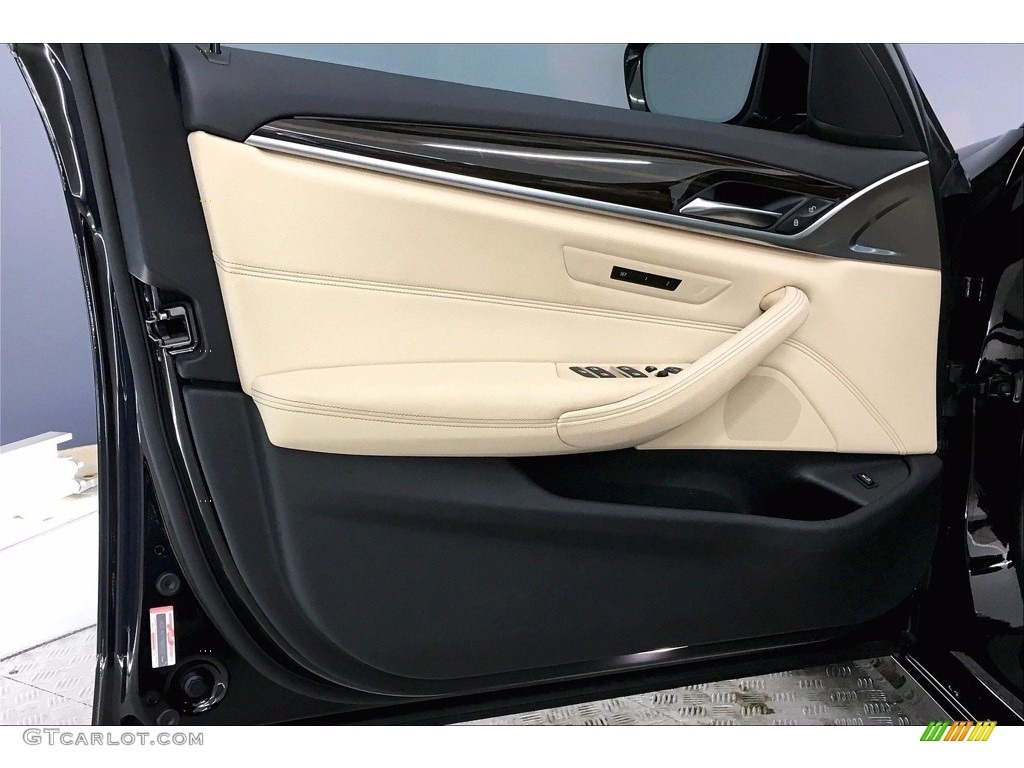 2017 5 Series 530i Sedan - Jet Black / Canberra Beige photo #23