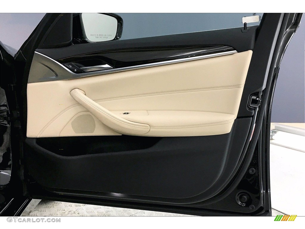 2017 5 Series 530i Sedan - Jet Black / Canberra Beige photo #24