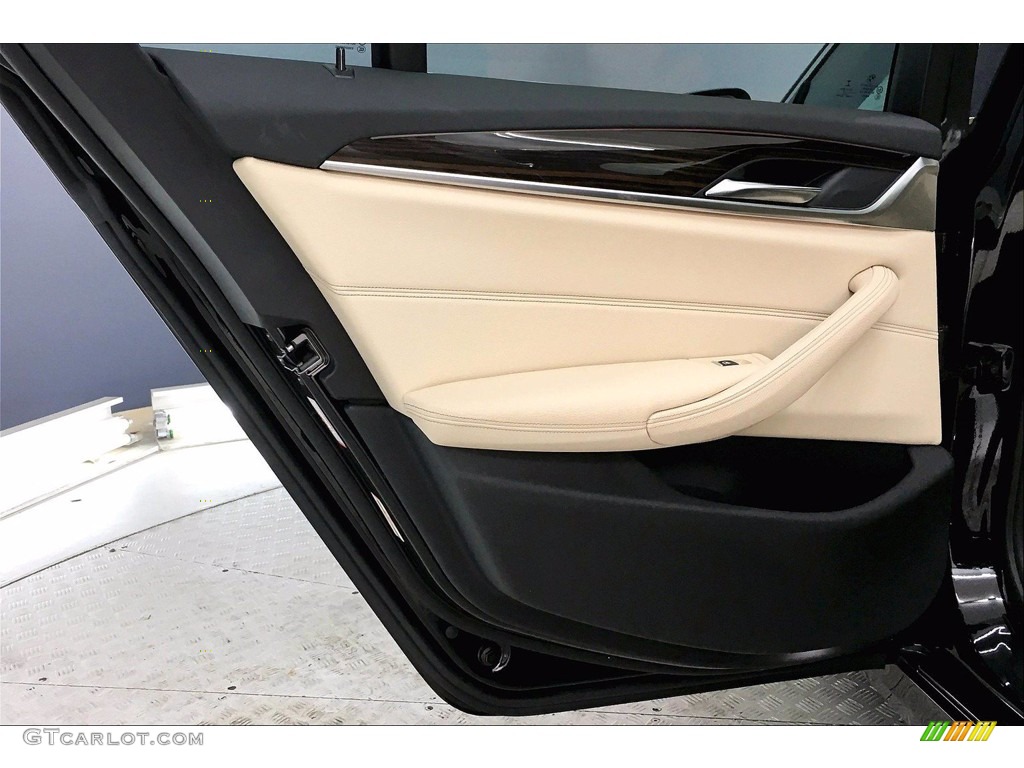 2017 5 Series 530i Sedan - Jet Black / Canberra Beige photo #25