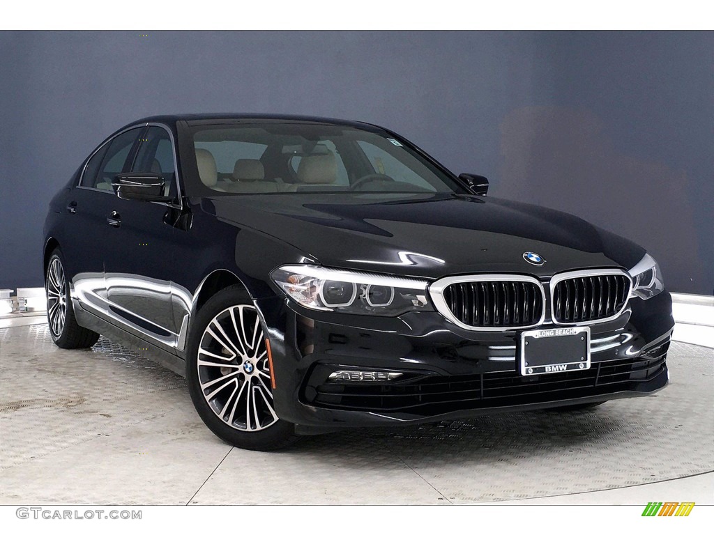 2017 5 Series 530i Sedan - Jet Black / Canberra Beige photo #37