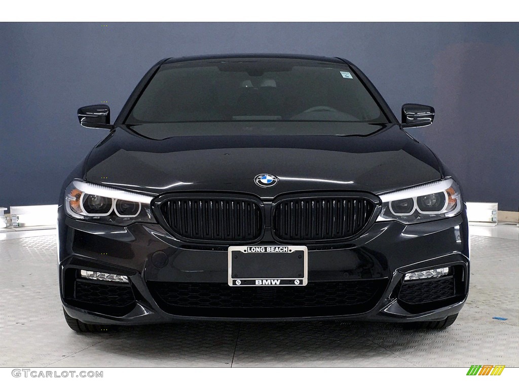 2017 5 Series 530i Sedan - Black Sapphire Metallic / Black photo #2